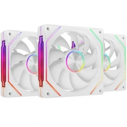 Mars Gaming MF-LINKFINITYKIT2W Kit 3 Ventiladores 12cm ARGB Infinity Mirror Blanco